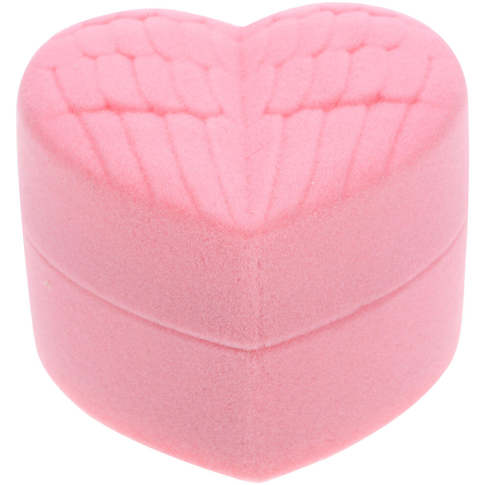 Heart Shaped Box Pink For Display Engagement And Proposal