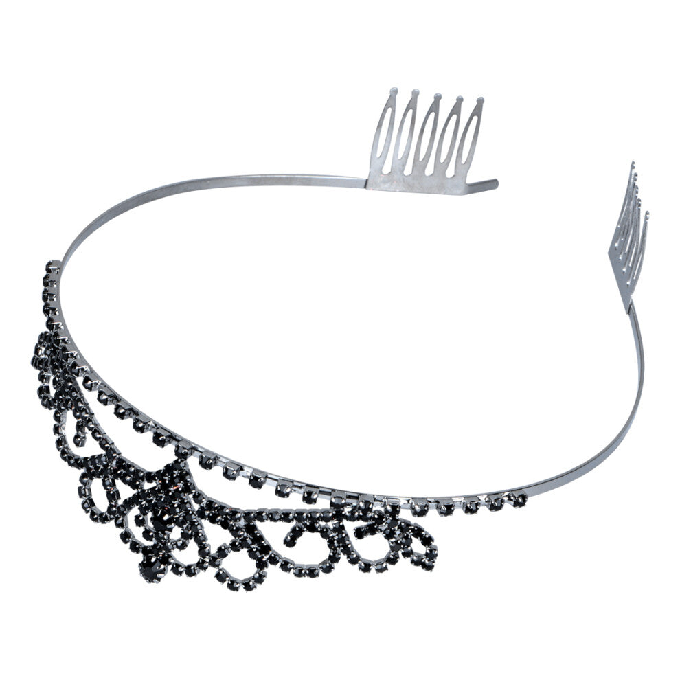 Jewellery Tiaras Black Crown For Women's 1set