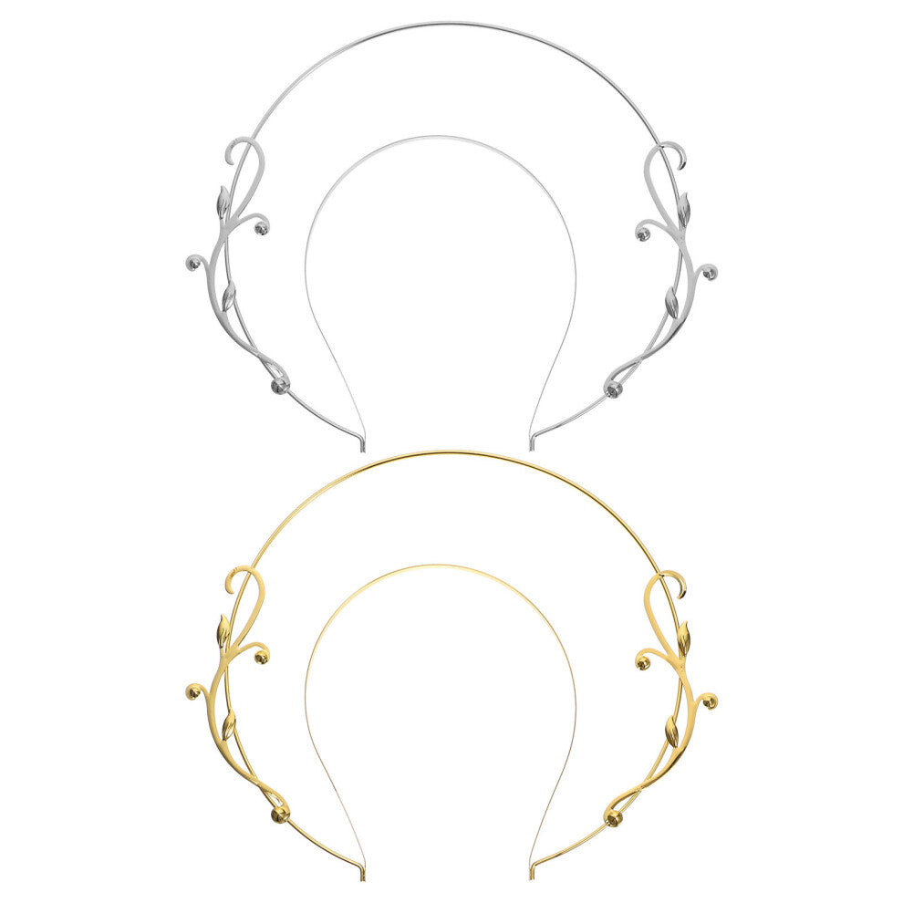 Girl Hair Accessories Vintage Golden 2 Pcs