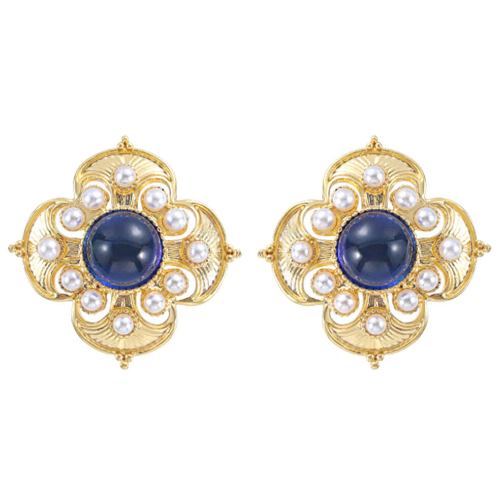 1 Pair Accessories Earring Jewelry Sapphire Copper Miss