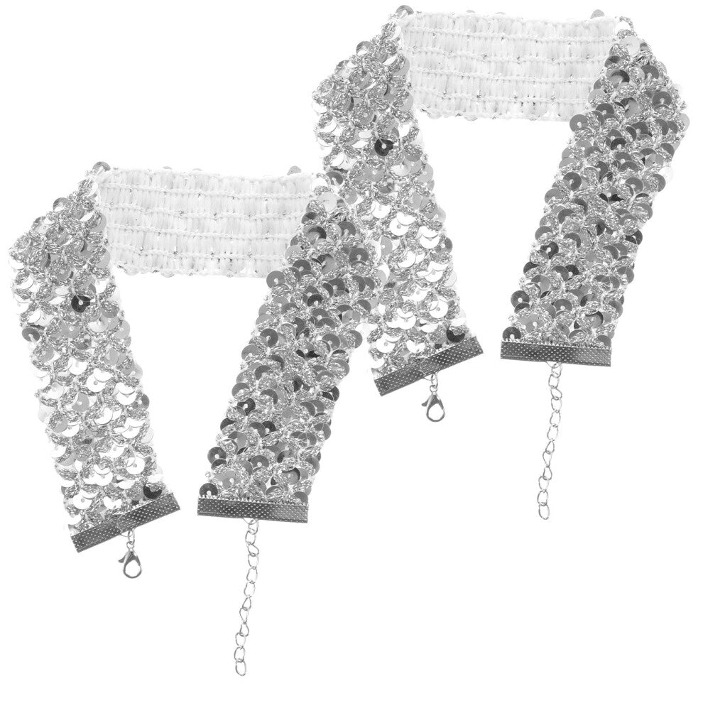 2pcs Neck Chokers For Women's Metal Fashion Accessory