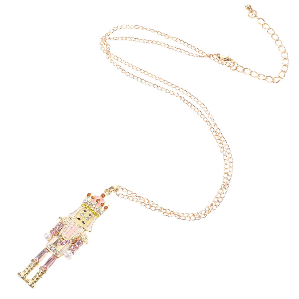 Nutcracker Dress Nutcracker Necklace Pink Alloy 1pcs For Women's