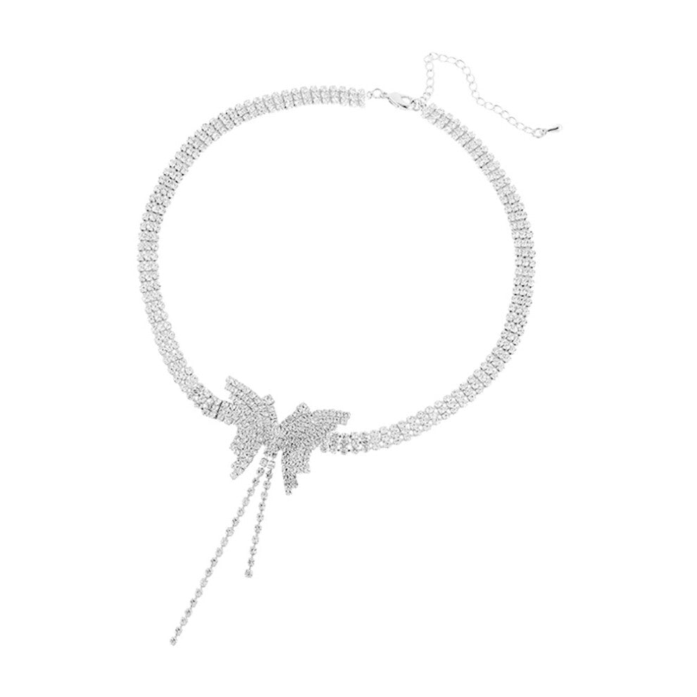 1pc Bridal Accessories Women's'S Silver Chain Wedding Dress