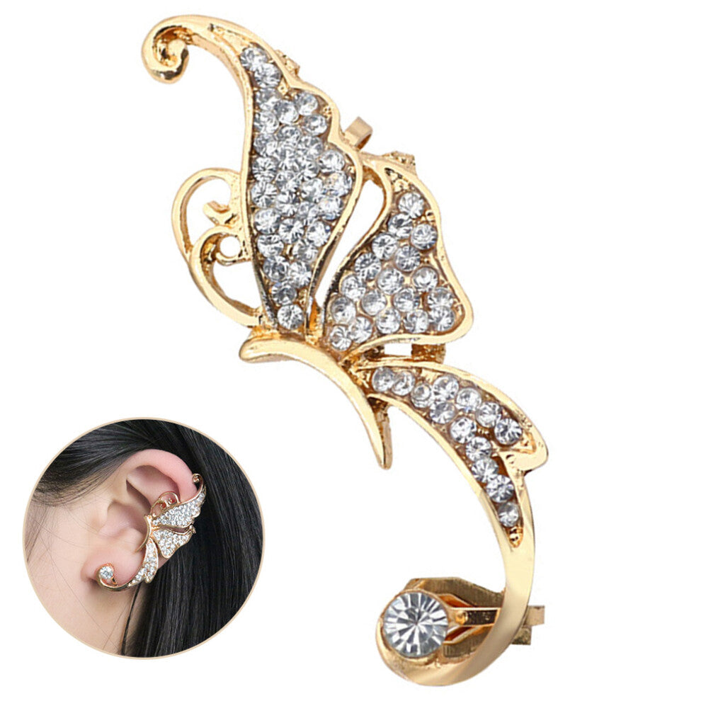 Earring Ear Clip Fashion Miss Ear Cuffs White