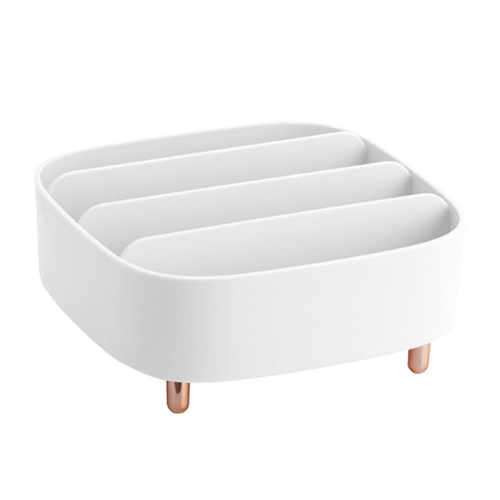 1set Rectangular Desktop Storage White Pp For Bedroom Women's