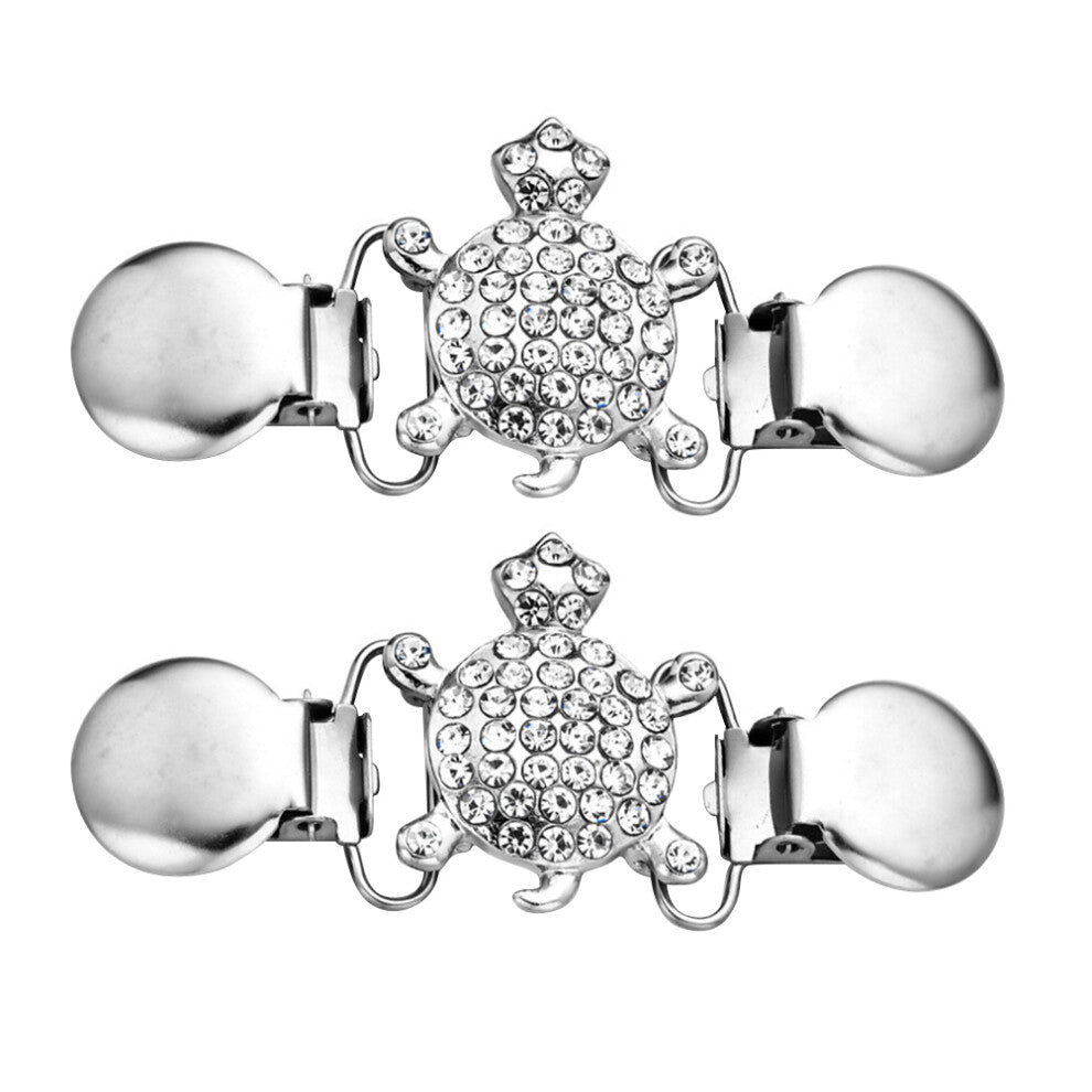 2 Pcs Cardigan Clasp Alloy Stylish Clip For Women's Shawl