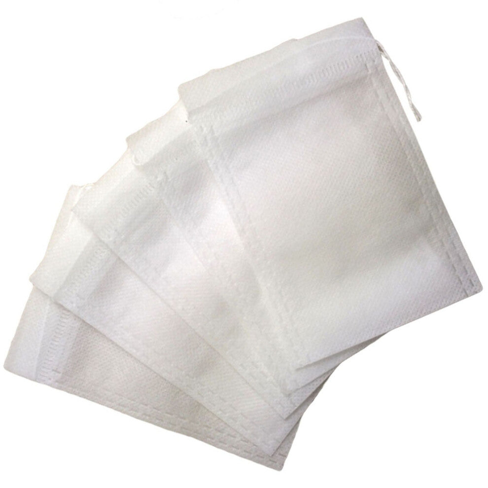 100 Pcs Tea Filter Bags Tea Bag Drawstring