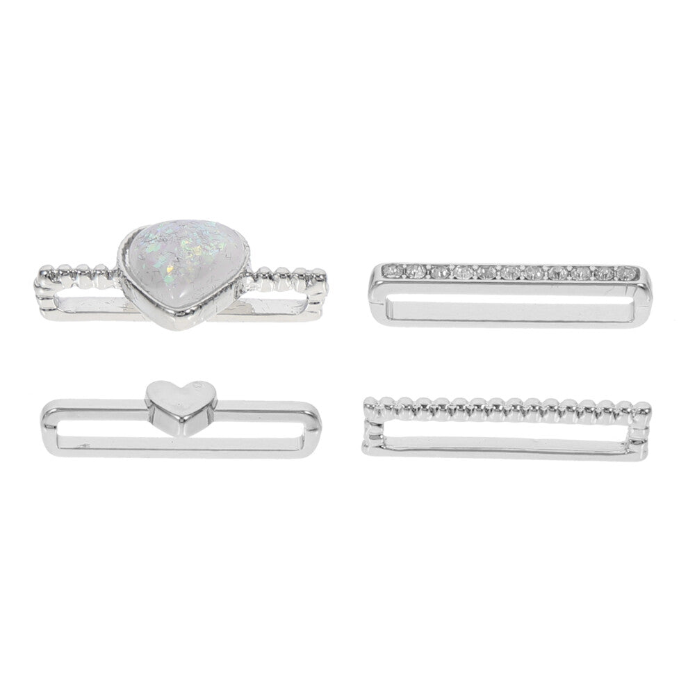 4pcs Strap Decorative Ring Metal Delicate Accessories