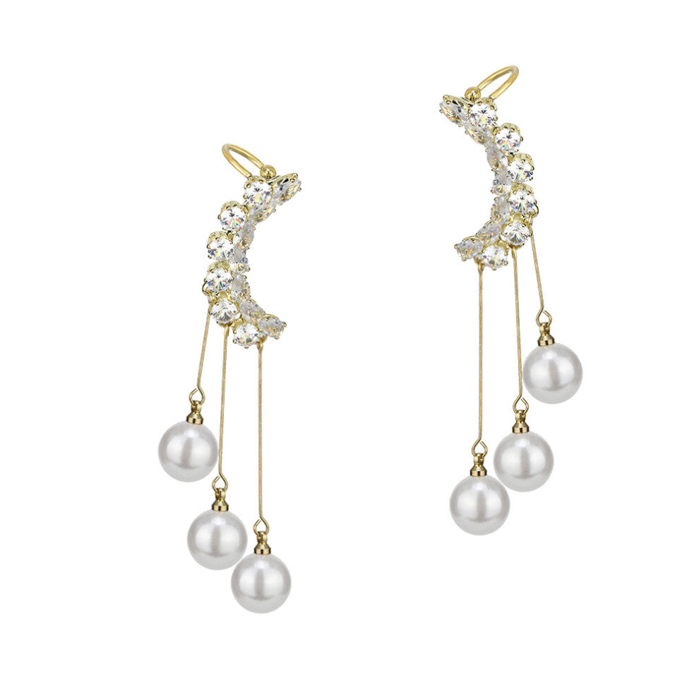 Zehuanyu Earrings Tassel Luxury Accessories Durable Clips Miss Bride