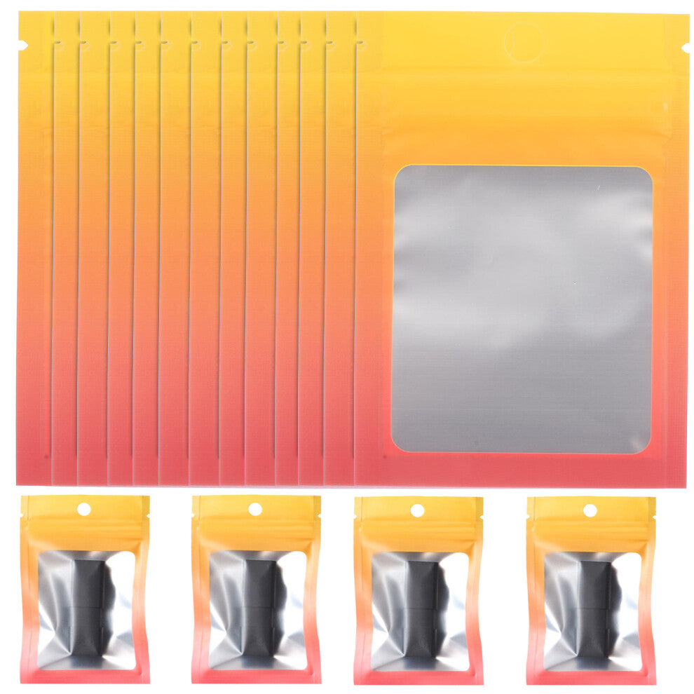 100pcs Pill Storage Bag Aluminum Plating Seal Accessories