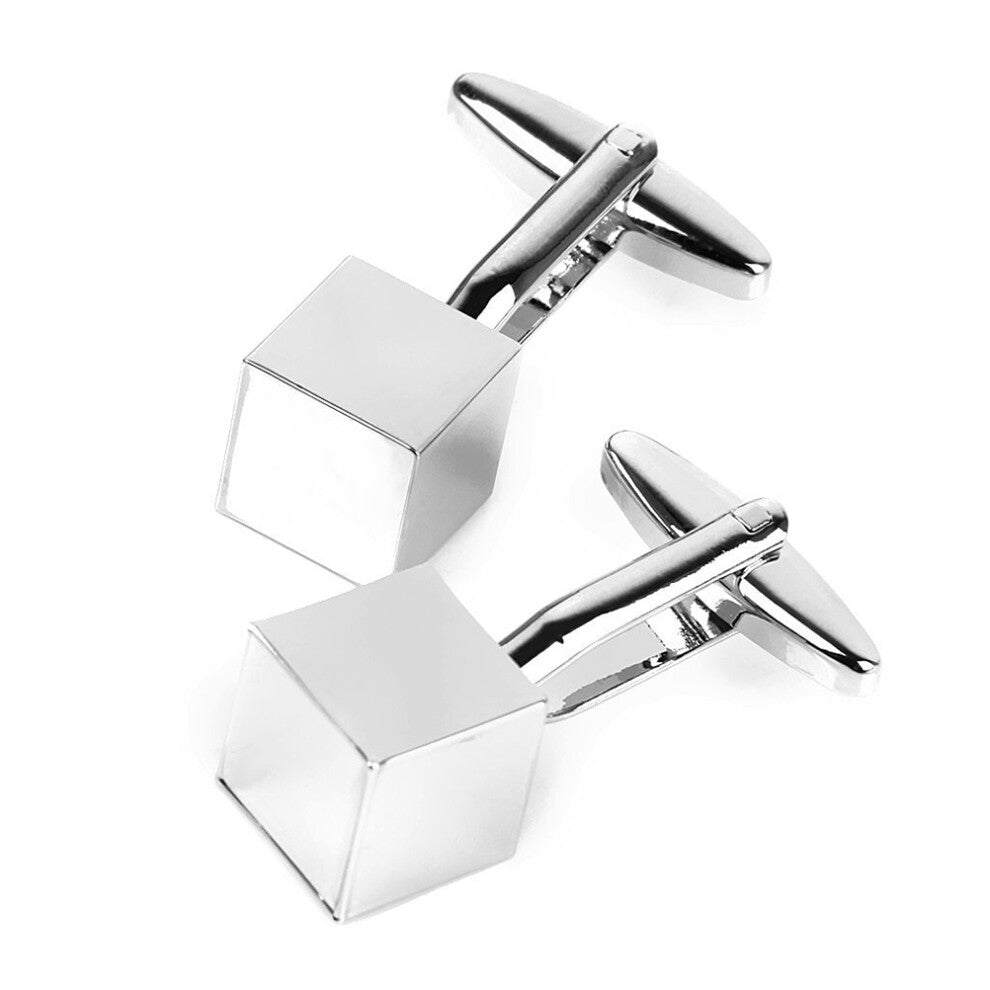 Men's Cufflinks Sleeves Buttons,1 Pair(Silver)