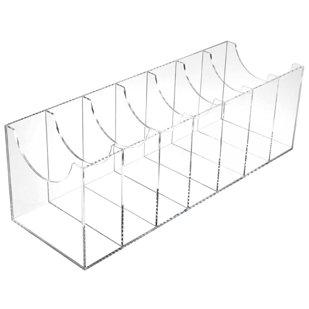 Belt Organiser - Acrylic 7-Compartment Storage Holder for Watches, Jewellery, Makeup, Bracelets, Rings, Toy Accessories