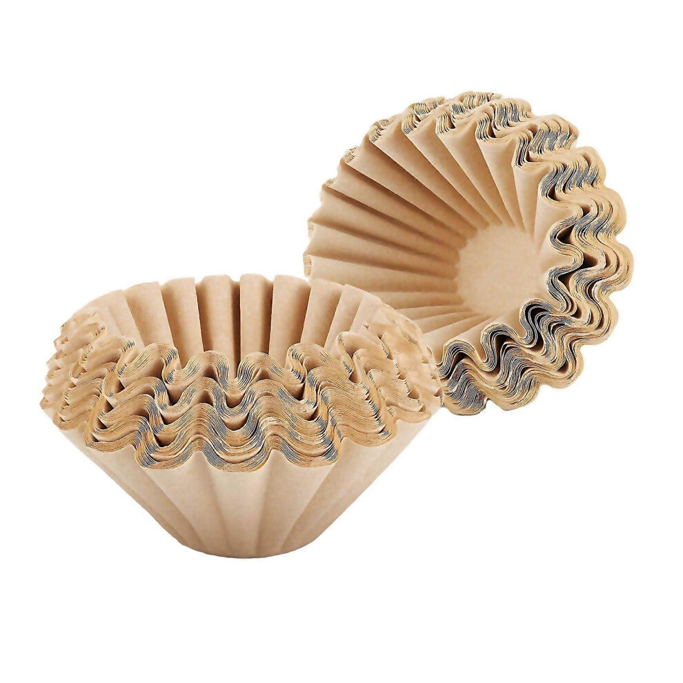 For 100 Pcs 14 Cup Basket Coffee Filters Basket Filters Paper Coffee Filters For Home Office