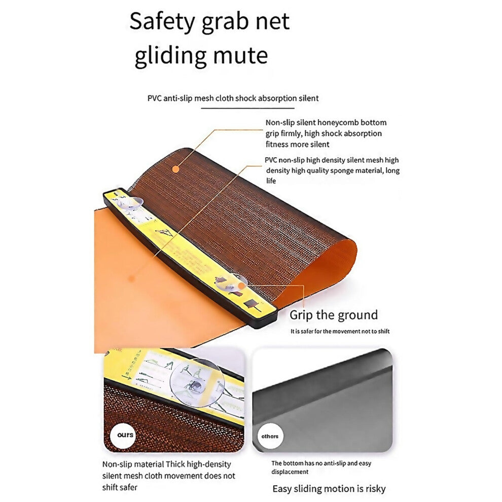 For Yoga Sliding Mat Sports Fitness Glide Plate Core Exercise Running Skating Leg Training Board