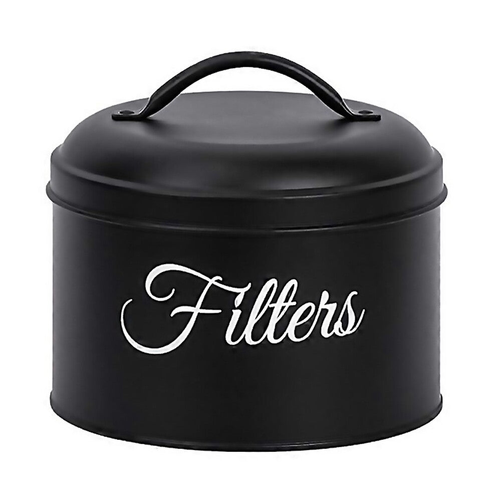 For Coffee Filter Holder Basket Coffee Filter Storage With Lid Round Coffee Filter Container For Cou