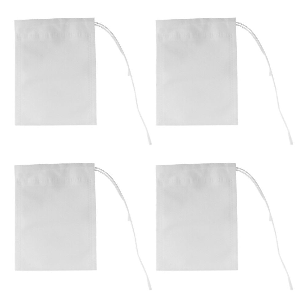 For 400 Pcs Tea Filter Bags Empty Cotton Drawstring Seal Filter Tea Bags For Loose Leaf