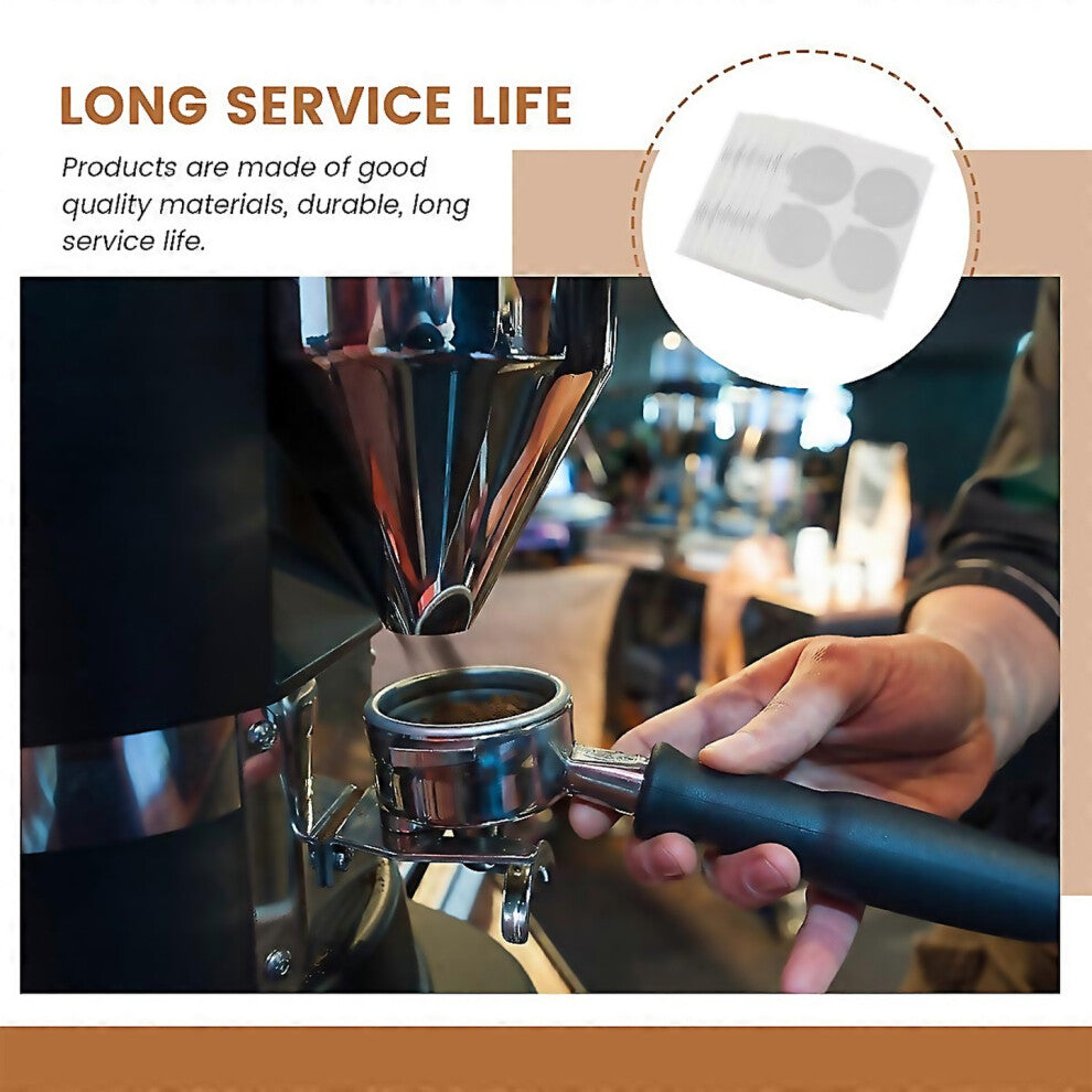 For 240pcs Refillable Coffee Capsule Flim Sticker Refilling Stainless Steel Capsule Self Adhesive