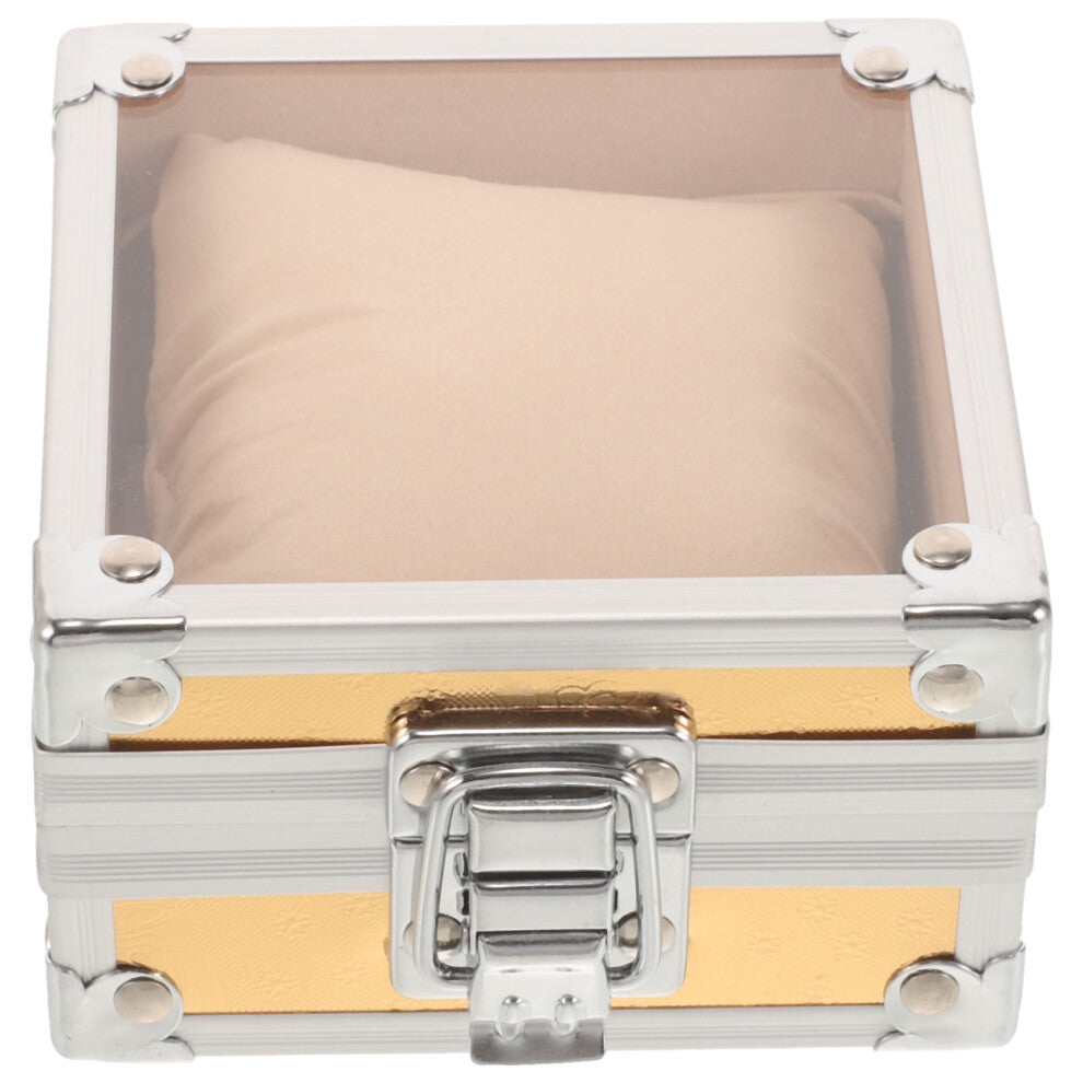 Watches Gold Watch Display Box Travel 9.50x9.50x6.00cm