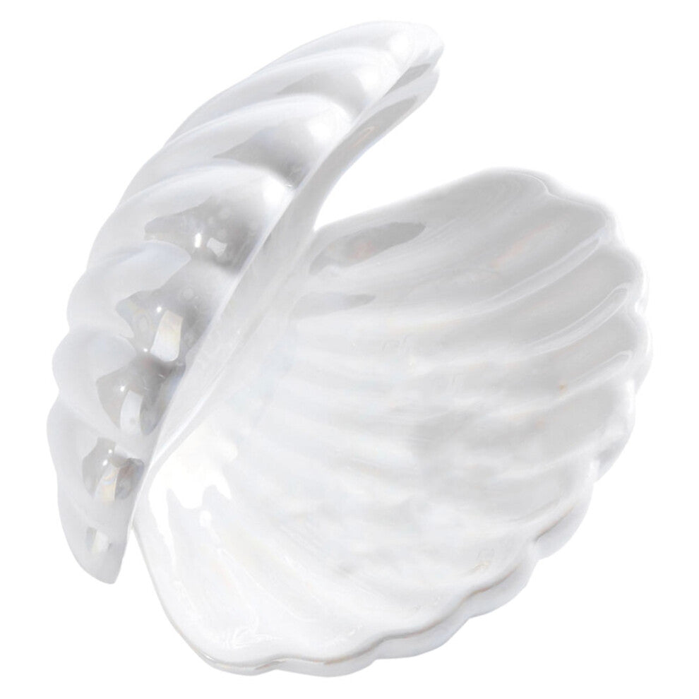 Shell Jewelry Holder Seashell Case Tray Storage Holders White