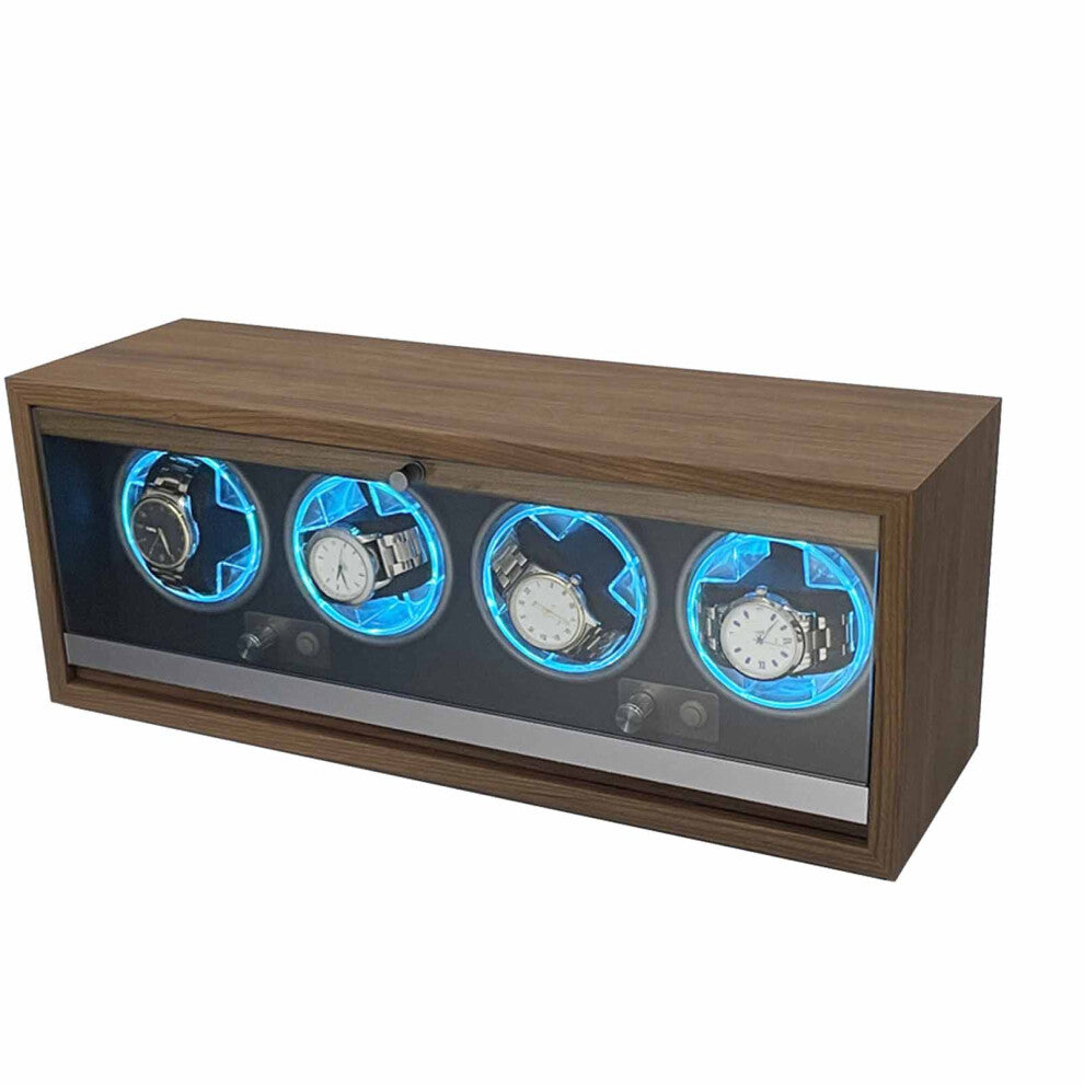 Automatic Watch Winders Black Walnut Grain Wood
