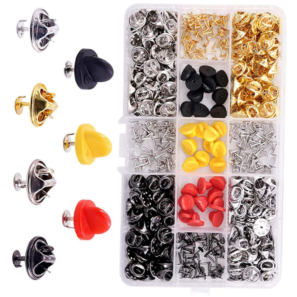 Butterfly Hat Pin Set with Sturdy Locking Clasp, Durable Pin Badge Backs for Clothing Accessories, Multi-Color Design