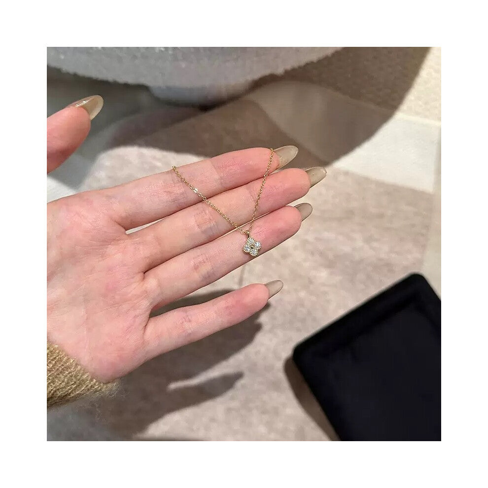 (TXL154) A fashionable and high-end necklace with an ins design for women, sweet and versatile collarbone chain