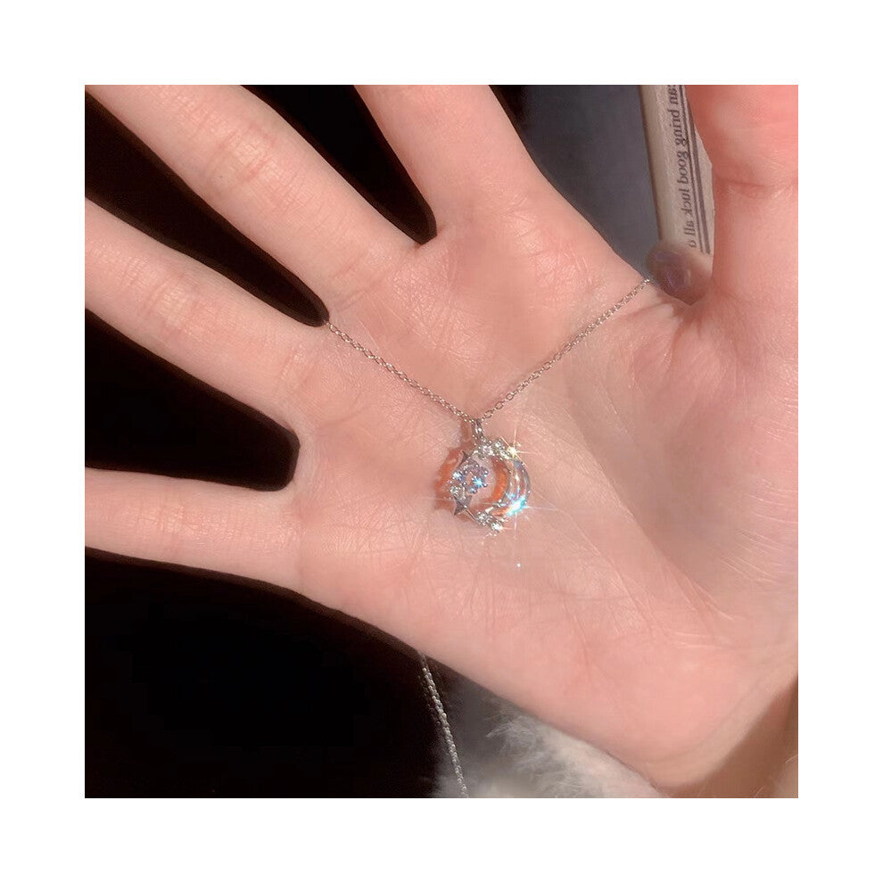 (TXL271) A fashionable and high-end necklace with an ins design for women, sweet and versatile collarbone chain