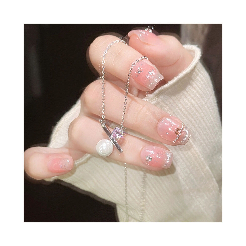 (TXL331) A fashionable and high-end necklace with an ins design for women, sweet and versatile collarbone chain