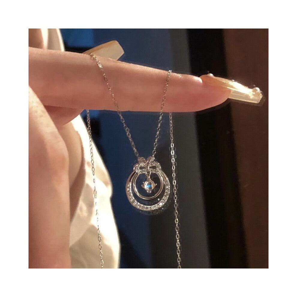 (TXL376) A fashionable and high-end necklace with an ins design for women, sweet and versatile collarbone chain