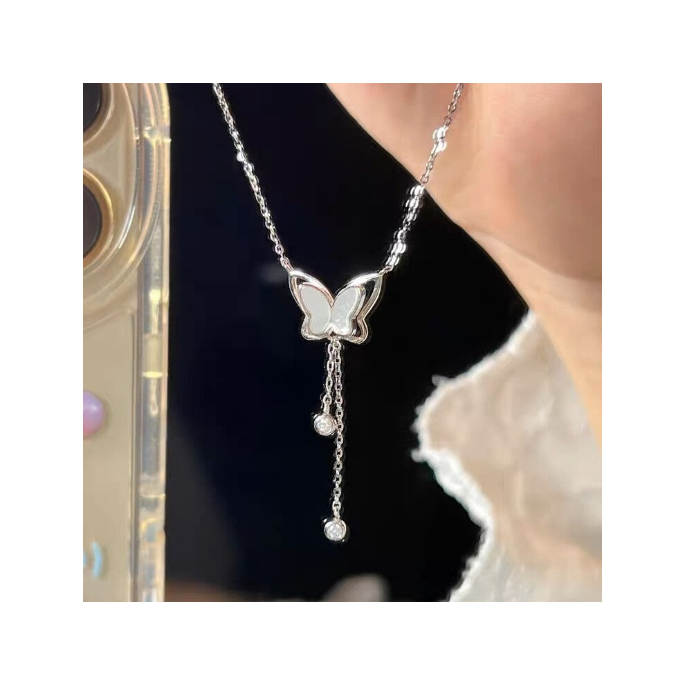 (TXL377) A fashionable and high-end necklace with an ins design for women, sweet and versatile collarbone chain