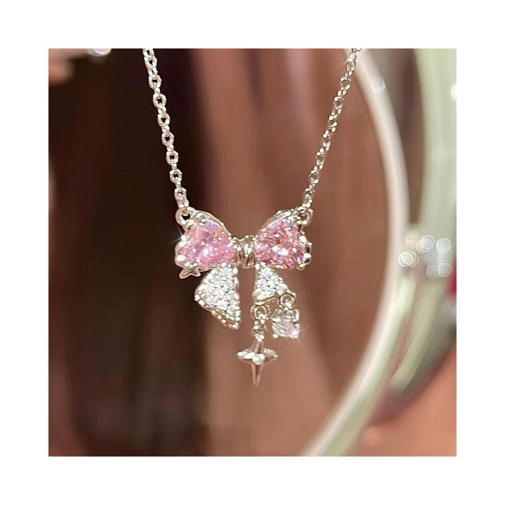 (TXL397) A fashionable and high-end necklace with an ins design for women, sweet and versatile collarbone chain