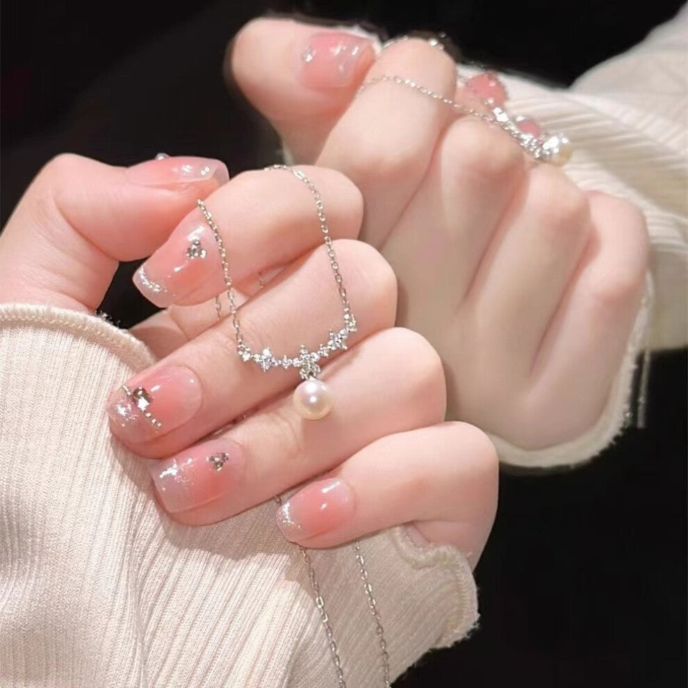 (TXL402) A fashionable and high-end necklace with an ins design for women, sweet and versatile collarbone chain