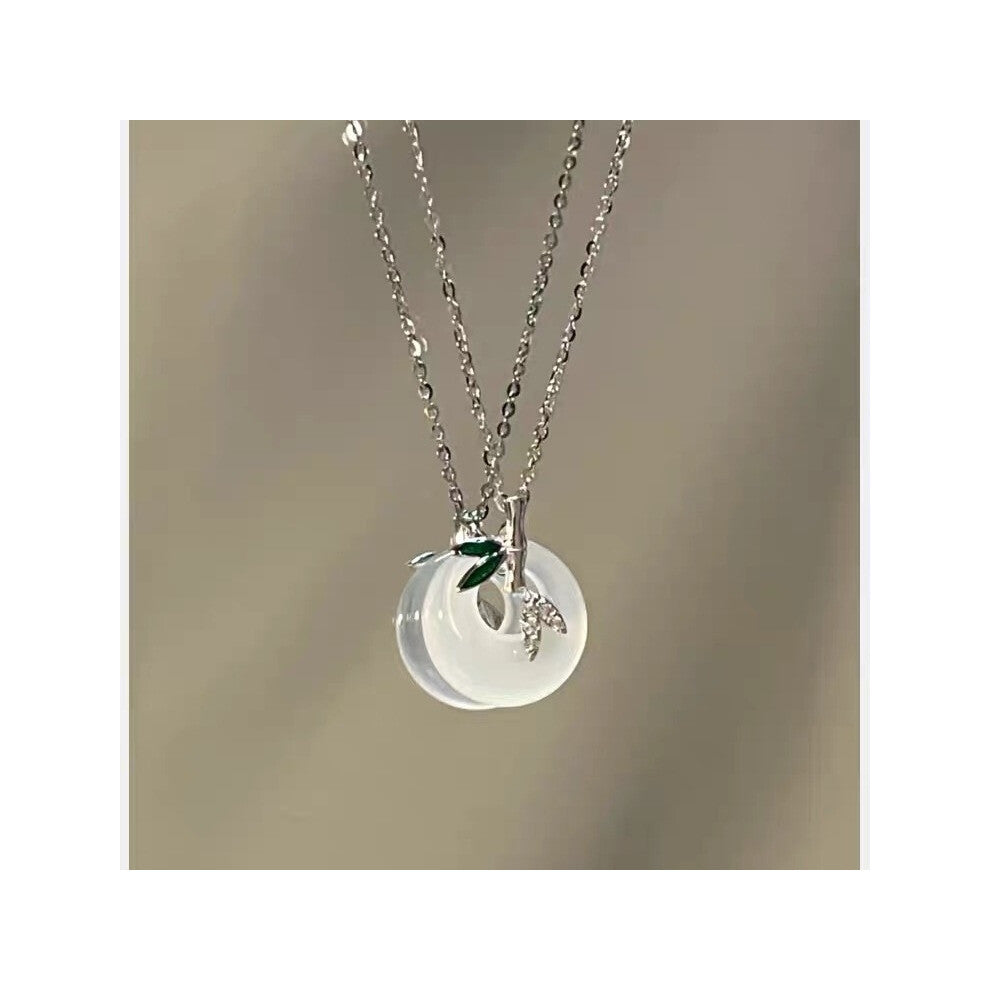 (TXL481) A fashionable and high-end necklace with an ins design for women, sweet and versatile collarbone chain