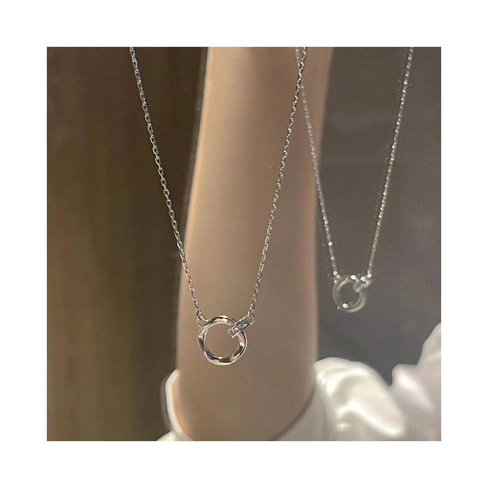 (TXL491) A fashionable and high-end necklace with an ins design for women, sweet and versatile collarbone chain
