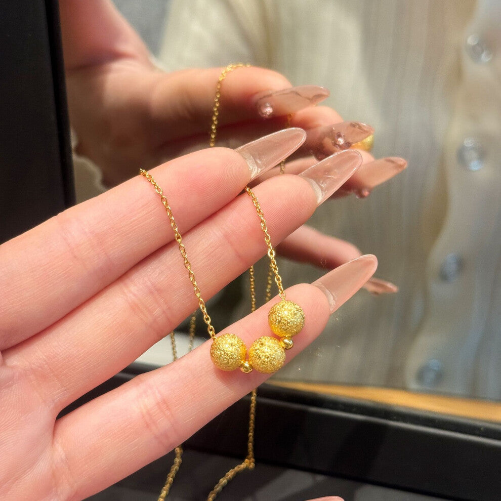 (TXL506) A fashionable and high-end necklace with an ins design for women, sweet and versatile collarbone chain