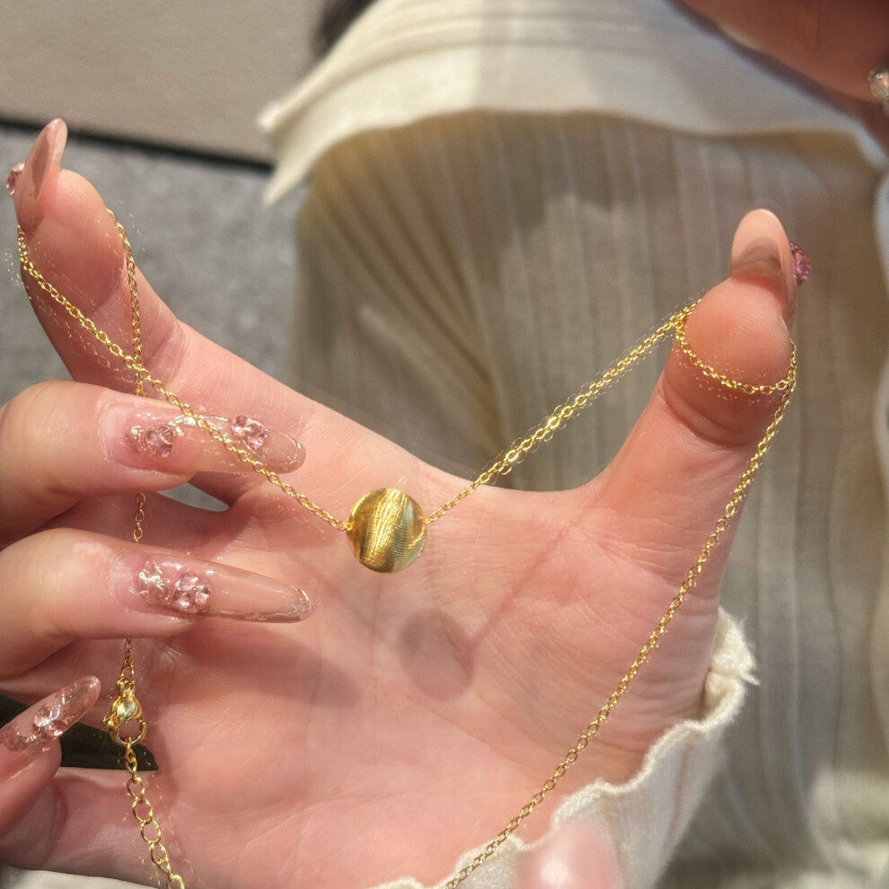 (TXL509) A fashionable and high-end necklace with an ins design for women, sweet and versatile collarbone chain