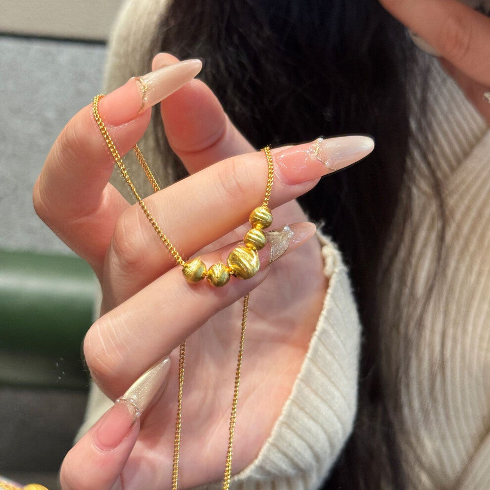 (TXL512) A fashionable and high-end necklace with an ins design for women, sweet and versatile collarbone chain