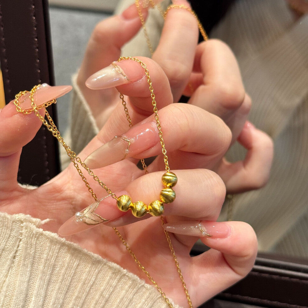 (TXL513) A fashionable and high-end necklace with an ins design for women, sweet and versatile collarbone chain