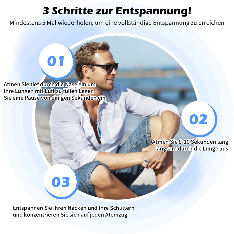 Mindful Breathing Necklace Unique And Charming Proper Dimension To