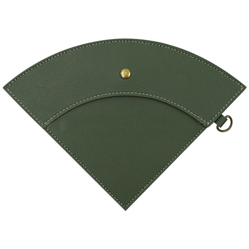 PU Leather Coffee Filter Paper Storage Bag for Coffee Dripper,C