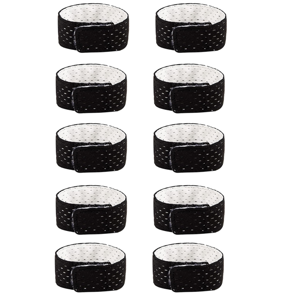 5Pairs Softball Sleeve Bands Sleeve Holders Soccer Sleeve Ties Black