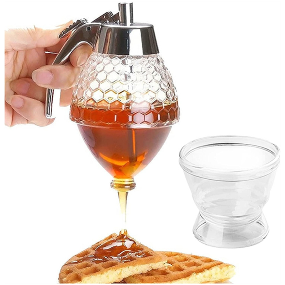 Juice Syrup Cup Bee Dispenser Kettle Kitchen Accessories Honey Jar