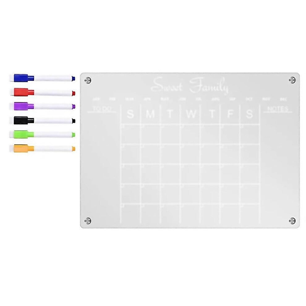 For Calendar Board Daily Plan Notepad Refrigerator Sticker