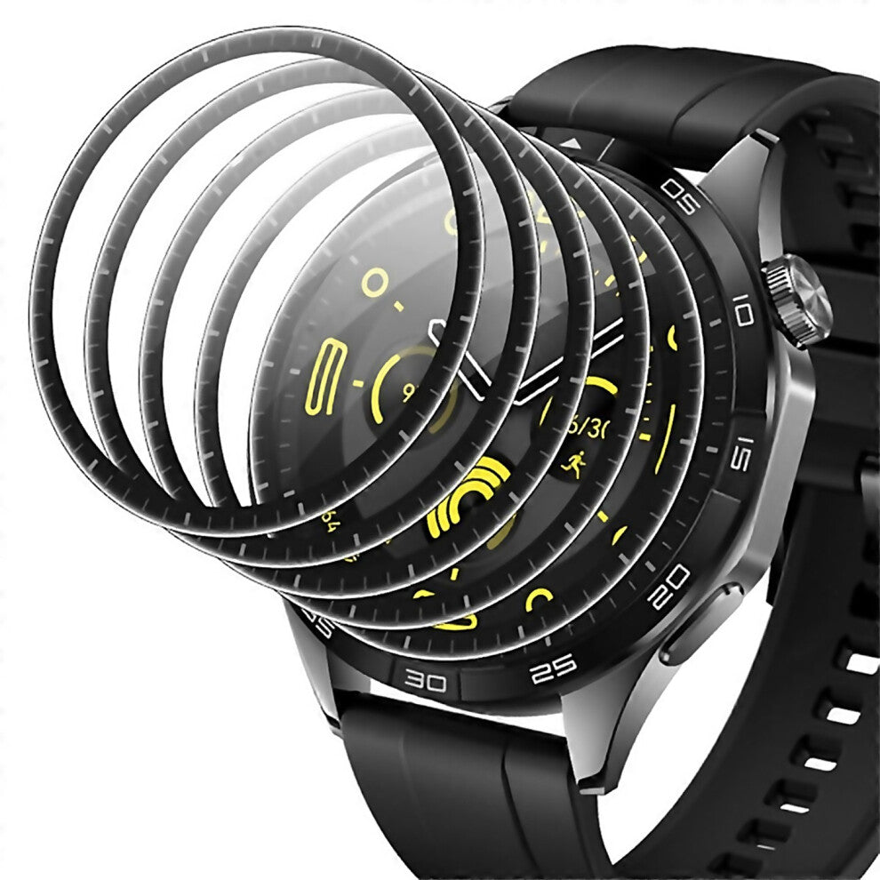 For 5 Pcs Screen Protector For Gt4 46mm Curved Screen Protector