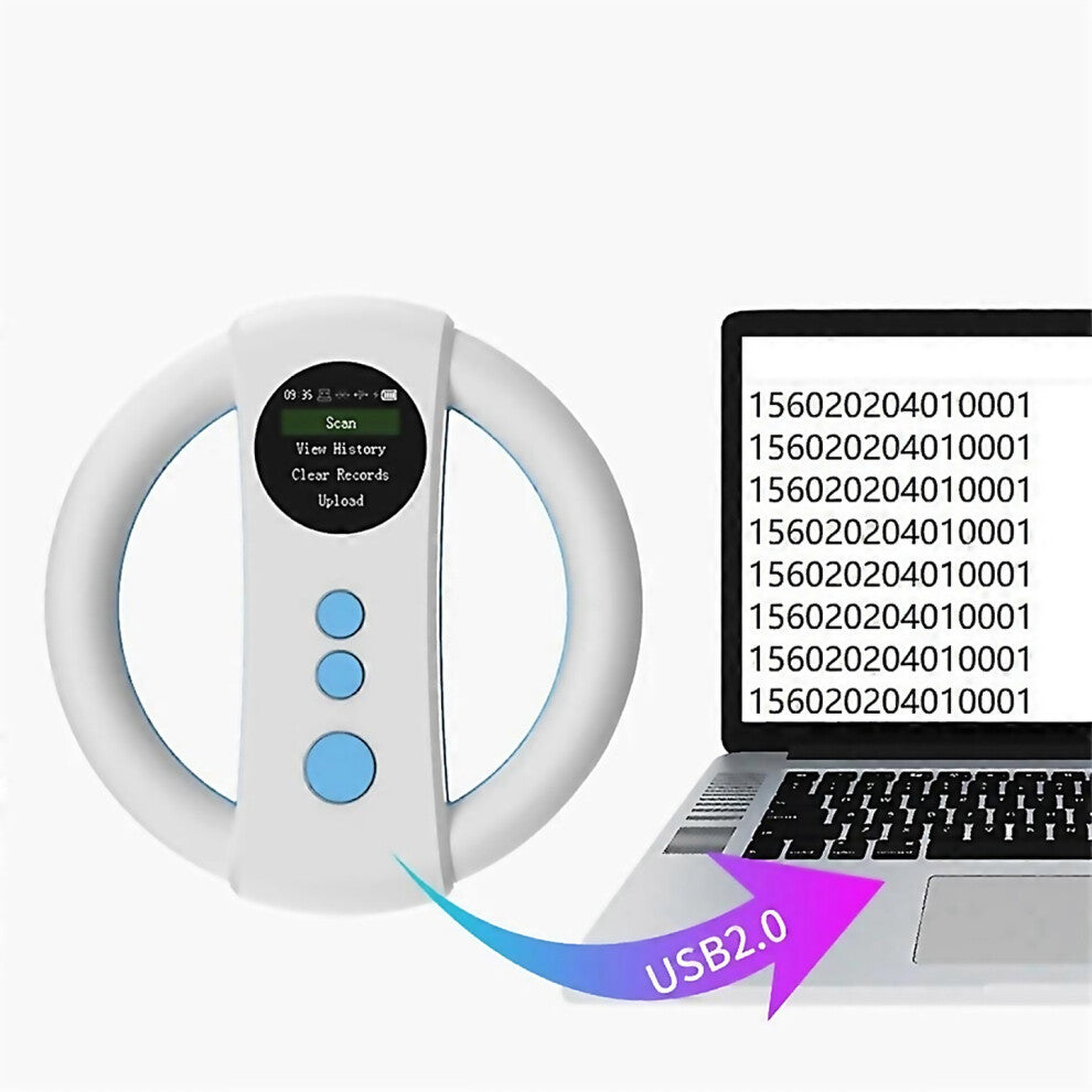 For Animal Tag Reader 1342khz125khz Animal Chip Scanner Black