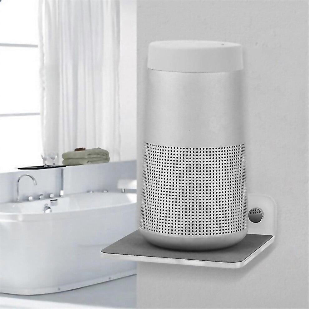 For Wall Mounted Holder Multifunctional Portable Speaker Wall Shelf White