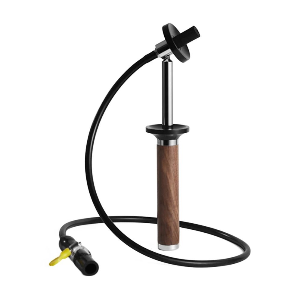 Coffee Machine Steam Cleaning Brush with Solid Wood Handle