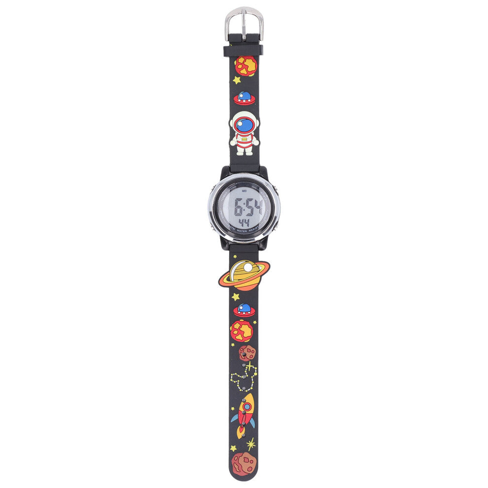 Kids Digital Sport Watches Clear Scale Cartoon