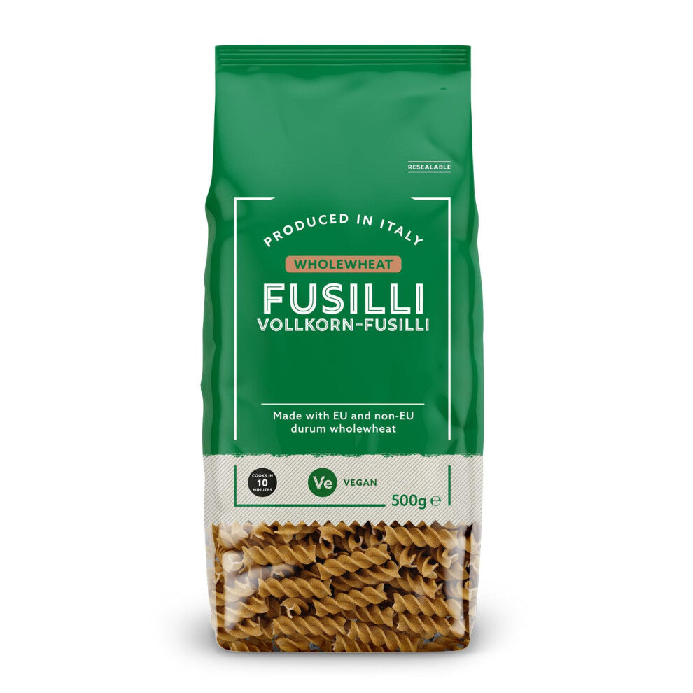 by Amazon Wholegrain Fusilli Pasta 500g Made in Italy