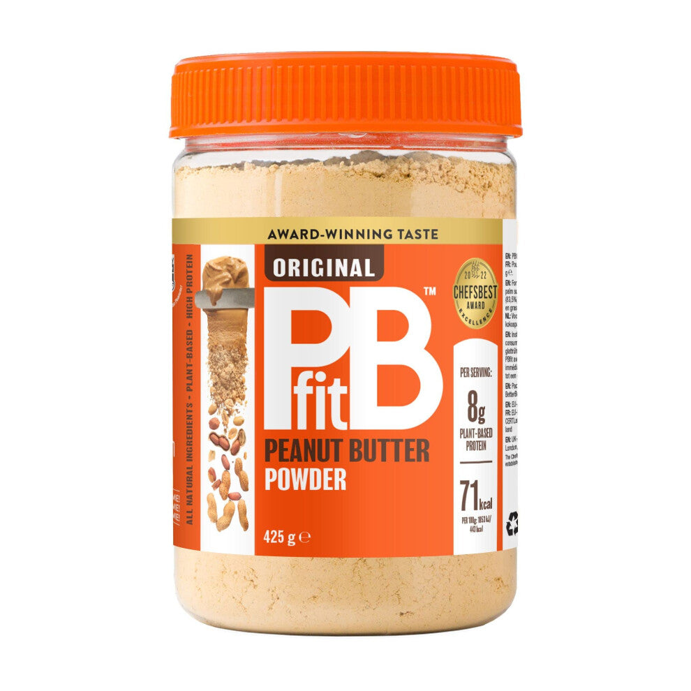 PBfit Peanut Butter Powder  87 Less Fat High Protein Gluten Free Natural Nut Butter Spread  Powdered Peanut Butter from Real Roasted Pressed Peanuts